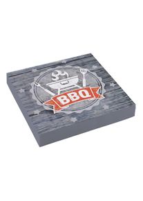 Amscan 20 serviettes barbecue 33cm