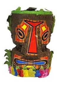 Funny Hawajski bóg drewniana figura pinata
