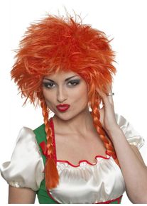 Perruque femme Wuschelkopf orange