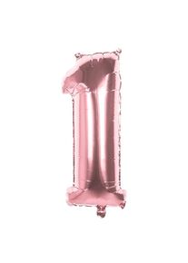 Boland Palloncino in foil numero 1 oro rosa 86 cm