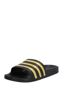 adidas Performance Dames Strand-/badschoen 'Adilette Aqua' citroen / zwart 42