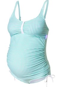 Petit Amour Tankini 'Ava' dla kobiet nefryt / biały Rozmiar XS