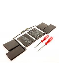 Akku für Apple MacBook Pro 15 A1707 Retina 2016, wie A1820, 6667 mAh, inklusive Schraubendreher