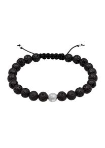 Kuzzoi Heren Armband zwart / zilver 19