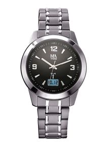 Meister Anker Men's Radio-Controlled Watch Black.