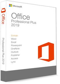 Microsoft Office 2019 Professional Plus 32/64 Bit - klucz produktu (Key)