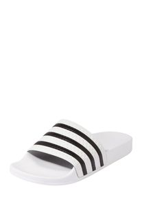 adidas originals, Damer, Pantoletter 'Adilette', Sort / Hvid, St&oslash;rrelse 14