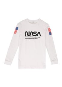 Mister Tee T-Shirt 'Nasa Worm' Garçons blanc taille 110-116