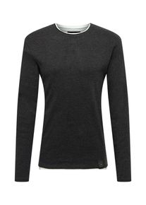 Key Largo, Mænd, Pullover 'SARASOTA', Antracit / Hvid, Størrelse S