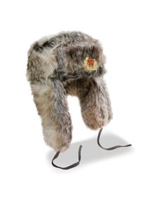 Russische Winterm&uuml;tze Shapka braun, Gr&ouml;&szlig;e M/57-58, Synthetik, Mil-Tec
