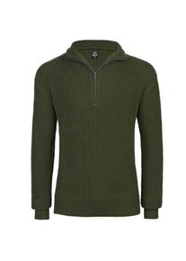 Brandit Strickpullover Marine Troyer oliv, Gr&ouml;&szlig;e 3XL, Herren, Synthetik, Brandit