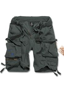 Brandit Savage Vintage Shorts anthrazit, Größe XL, Herren, Baumwolle, Brandit