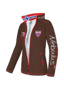 Nebulus Veste Softshell d'hiver BURNER, femme, marron | Soldes