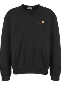 Carhartt Work In Progress Carhartt WIP Heren Sweatshirt 'American Script' zwart XL