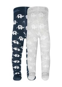 Ewers Collant 'Elefant' Filles bleu, gris taille 62