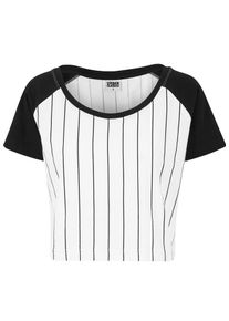 Urban Classics T-Shirt Damen schwarz / weiß Größe L
