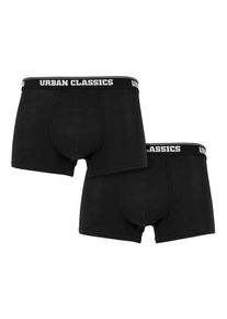 Urban Classics Boxershorts Herren schwarz / weiß Größe L