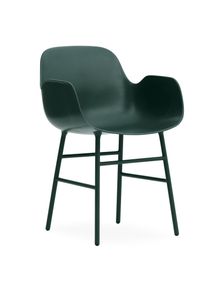 Form Armchair Lehnstuhl Normann Copenhagen-grün-Stahl