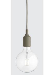E27 Socket lamp Pendelleuchte muuto-olive