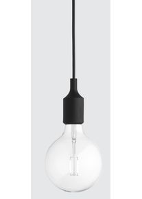 E27 Socket lamp Pendelleuchte muuto-schwarz