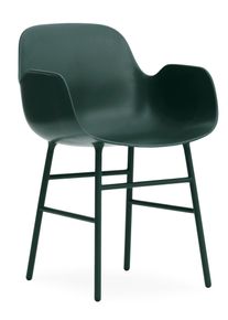 Form Armchair Lehnstuhl Normann Copenhagen-grün-Eiche