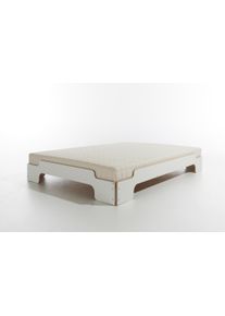 Müllermöbel Lit empilable CPL Blanc Confort Hauteur Müller Möbelwerkstätten 950M21