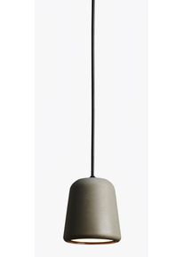 Material Pendant Pendelleuchte Beton New Works-Beton dunkel grau / schwarz