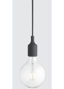 E27 Socket lamp Pendelleuchte muuto-dunkel grau