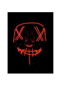 maskworld Masque LED Halloween rouge