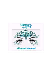 maskworld Gioielli per il viso da sirena iridescenti