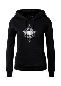 Merchcode, Damer, Sweatshirt, Sort / Hvid, St&oslash;rrelse XS