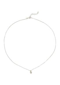 Elli Dames Ketting zilver / natuurwit One Size