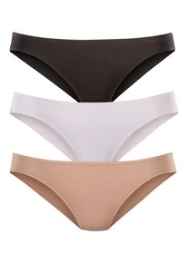 Lascana Kvinnor Trosa nude / svart / vit Storlek 44