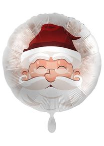 Ballon en aluminium de Noël Père Noël romantique 71cm