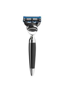 Mühle Glasshütte Mühle - Stylo 5-Klingen-Rasierer Griff schwarz