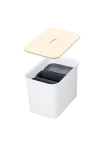 Smartstore Opberg-/afvalbakkenset, Opberg-/afvalemmerset - wit