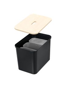 Smartstore Opberg-/afvalbakkenset, Opberg-/afvalemmerset - zwart