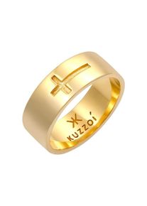 Kuzzoi Bague 'Kreuz' Homme or taille 62
