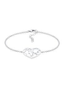 Elli Bracelet 'Weltkugel' Femme argent taille 16