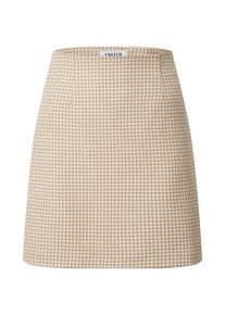 EDITED, Damer, Nederdel 'Josie', Creme / Mørkebeige, Størrelse 32