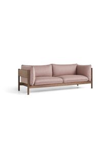Arbour Eco canapé 3 places Re-wool 648 / noyer huilé ciré Hay