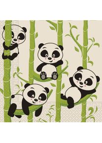 Folat 20 serviettes Panda Eco 33cm