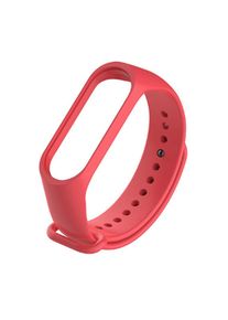 Replacement Strap Silicon Watch Band for Xiaomi Mi Band 3 Smart Bracelet - Red