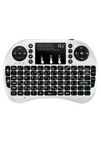 Rii i8+ 2.4G Wireless Israel Hebrew Language Keyboard For Smart TV / TV Box Media Player - Black