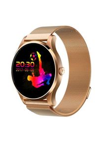 K88 Smart Watch Bluetooth Heart Rate Monitor MTK2502 Siri Function Gesture Control Compatible with iOS Andriod - Gold