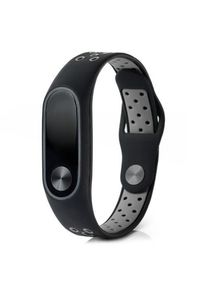 Xiaomi Mi Band 2 Dual Color Smart Watch Band Replecement Smart Band - Black + Gray