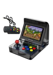 A8 Nostalgic Retro Mini Handheld Arcade Game Console 3000 in 1 Support GBA/FC/SFC/MD Game - Black