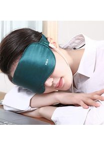 Xiaomi Heating Silk Eye Mask Double-sided Silk USB Charging Sleep Three Temperature Control - Green