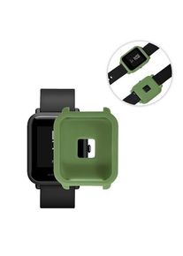 Silicone Protective Cover Case for Huami Amazfit Bip Smart Watch Anti-cracking Protective Case - Dark Green