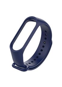 Replacement Strap Silicon Watch Band for Xiaomi Mi Band 3 Smart Bracelet - Blue